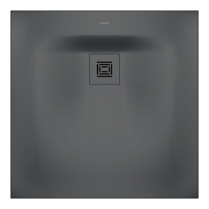 Duravit Sustano 800 x 800mm Square Shower Tray   Matt Dark Grey
