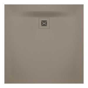 Duravit Sustano 1000 x 1000mm Square Shower Tray   Matt Greige