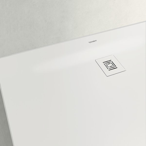 Duravit Sustano 1000 x 1000mm Square Shower Tray   Matt White - Image 4