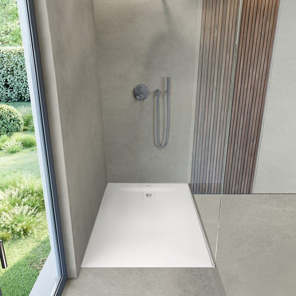 Duravit Sustano 1400 x 900mm Rectangular Shower Tray   White Gloss - Image 2