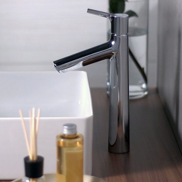 hansgrohe Talis S Single Lever Basin Mixer 190 with Pop up Waste - Image 2