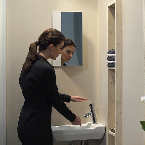 hansgrohe Talis Select S 80 Single Lever Basin Mixer with Pop up Waste - Image 2