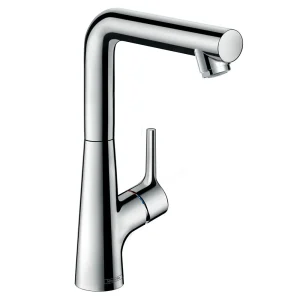 hansgrohe Talis S Single Lever Basin Mixer 210 with Swivel Spout and Pop up Waste