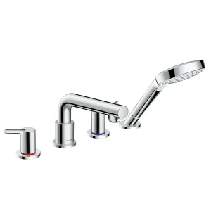 hansgrohe Talis S 4 hole Deck Mounted Bath Mixer
