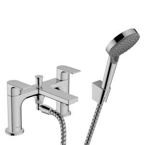 hansgrohe Rebris E Bath Shower Mixer with Kit   Chrome