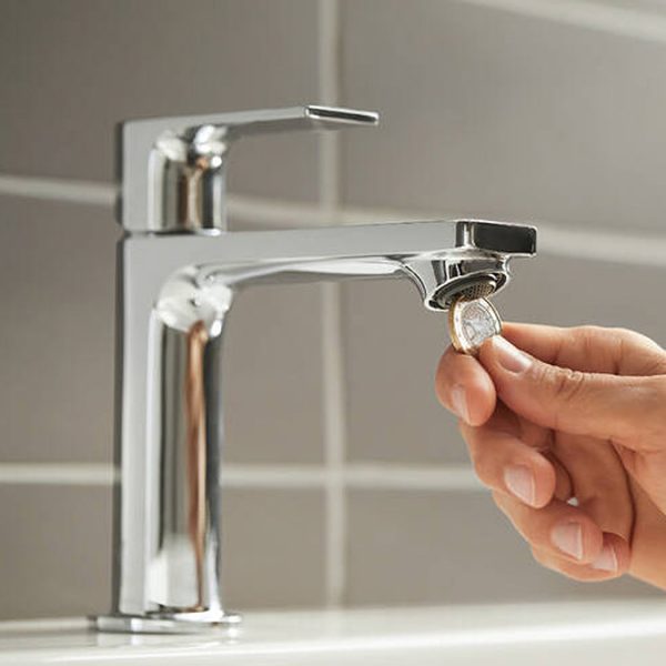 hansgrohe Rebris E Single Lever Basin Mixer 110 with Pop up Waste   Chrome - Image 2