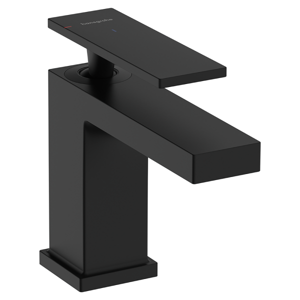 hansgrohe Tecturis E Single Lever Basin Mixer 80 CoolStart EcoSmart+ without Waste   Matt Black