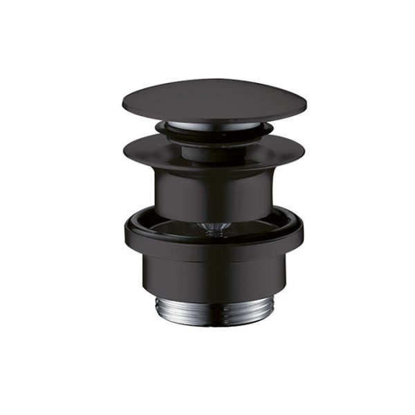 hansgrohe Tecturis E Single Lever Basin Mixer 150 Fine CoolStart EcoSmart+ with Push Open Waste   Matt Black - Image 3