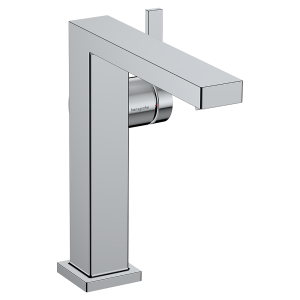 hansgrohe Tecturis E Single Lever Basin Mixer 150 Fine CoolStart EcoSmart+ with Push Open Waste   Chrome