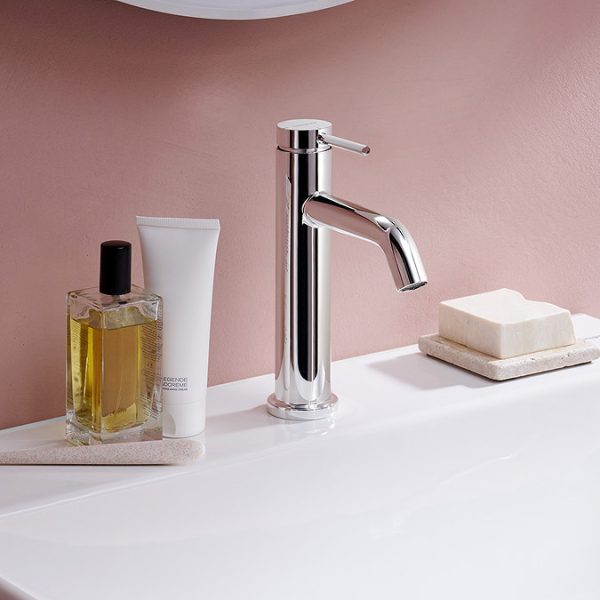 hansgrohe Tecturis S Single Lever Basin Mixer 110 CoolStart EcoSmart+ without Waste   Chrome - Image 3