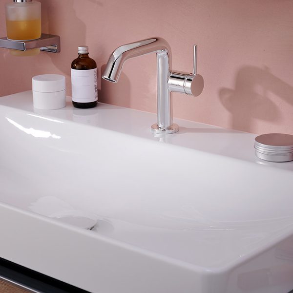 hansgrohe Tecturis S Single Lever Basin Mixer 110 Fine CoolStart EcoSmart+ without Waste   Chrome - Image 3