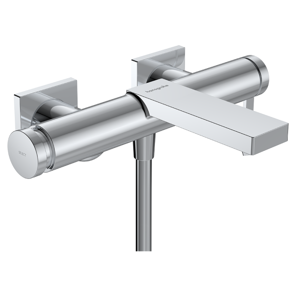 hansgrohe Tecturis E Single Lever Bath Mixer for Exposed Installation   Chrome