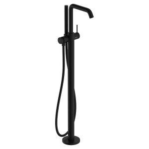 hansgrohe Tecturis S Floor Standing Single Lever Bath Mixer   Matt Black