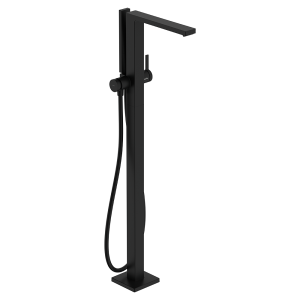 hansgrohe Tecturis E Floor Standing Single Lever Bath Mixer   Matt Black