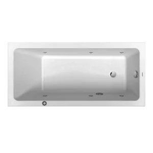 Duravit No.1 Whirltub Single Ended Bath with Frame + Waste