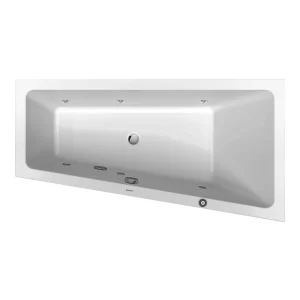 Duravit No.1 Whirltub Trapezoidal Bath + Support Feet (Right Hand)