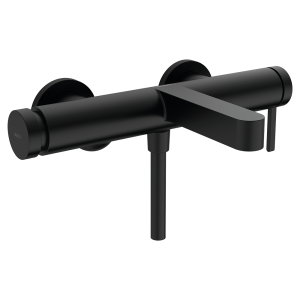 hansgrohe Finoris Single Lever Bath Mixer for Exposed Installation   Matt Black