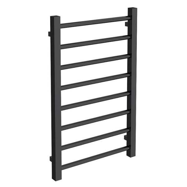 Brooklyn Black Nickel 800 x 500mm Straight Heated Towel Rail - Image 2