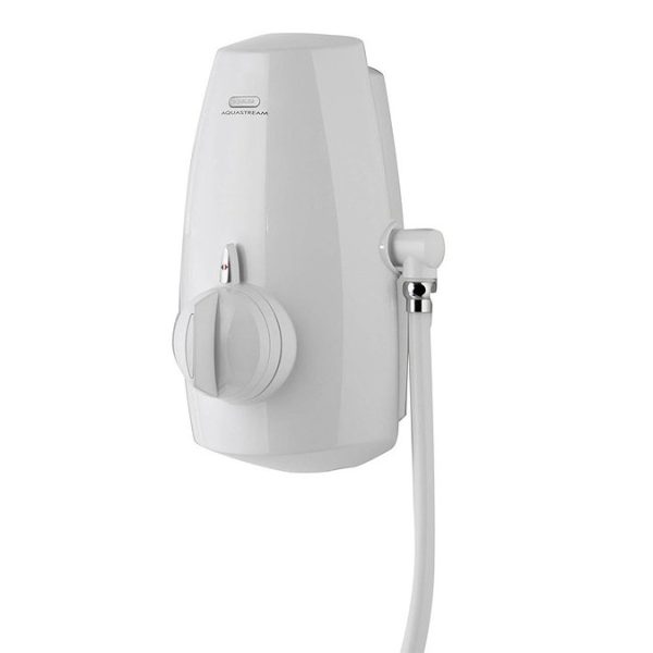 Aqualisa   Aquastream Thermo Power Shower with Adjustable Head   White - Image 3