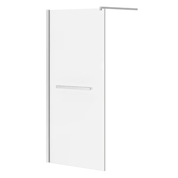 Matrix 10mm Glass Wetroom Screen (880 x 1900mm) inc. Chrome Retaining Arm