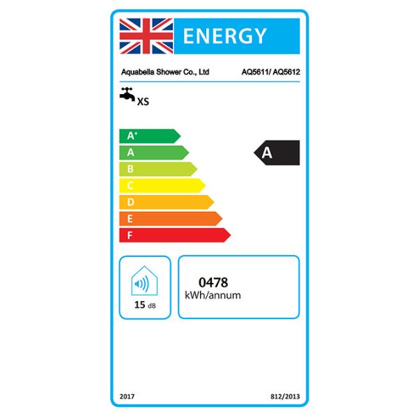 AQUAS AquaMax Top Manual Smart 9.5KW Full Chrome Electric Shower - Image 2