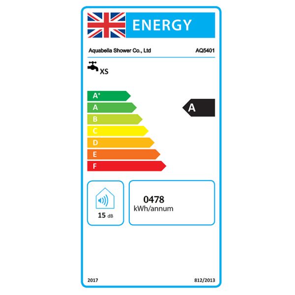 AQUAS Fit Ergo Manual 9.5KW Full Chrome Electric Shower - Image 2