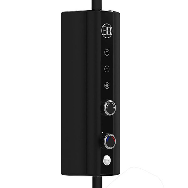 AQUAS Indulge Touch Inline X Jet 9.5KW Matte Black Electric Shower - Image 4
