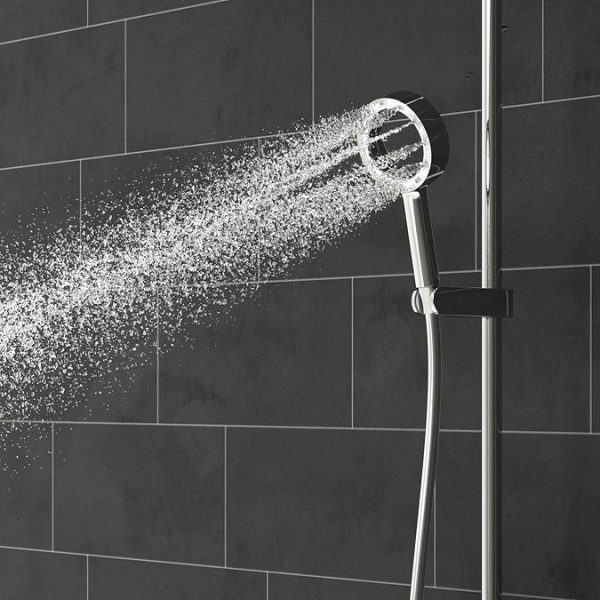 AQUAS XJET 200 Thermostatic Shower System   Chrome - Image 4