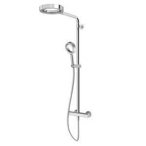 AQUAS XJET 200 Thermostatic Shower System   Chrome