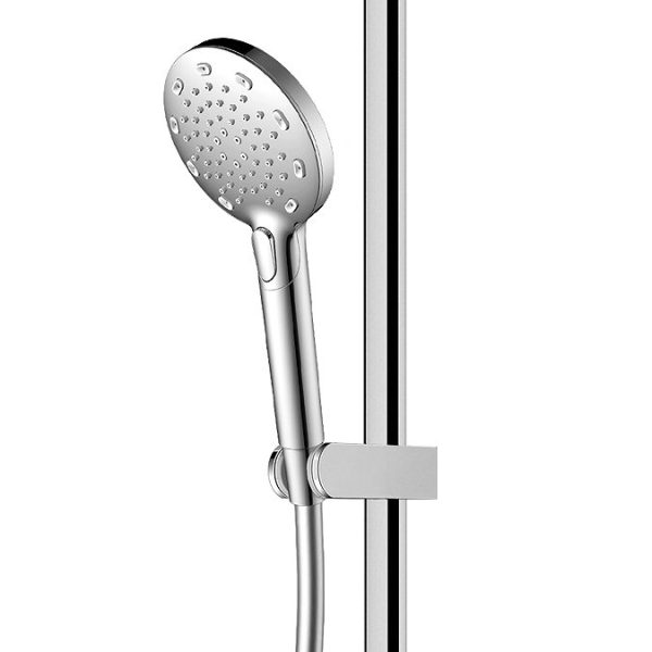 AQUAS Turbo 110 Thermostatic Shower System   Chrome - Image 4