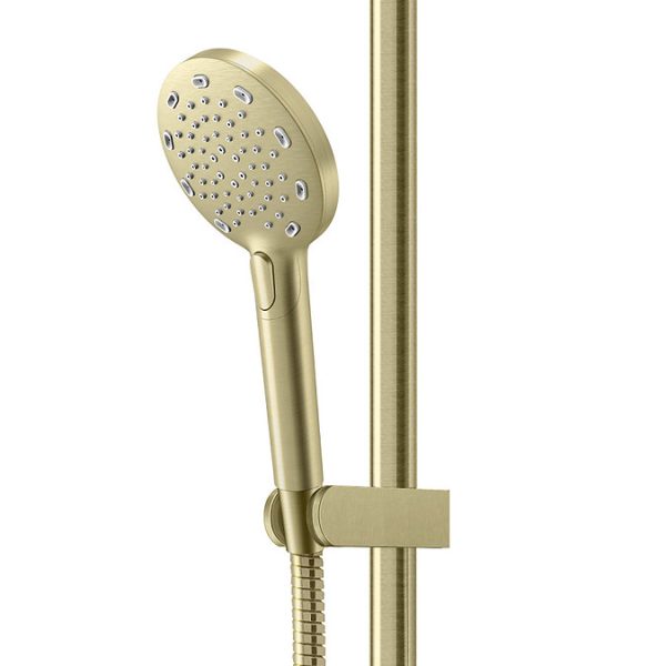 AQUAS Turbo 110 Thermostatic Shower System   Brushed Brass - Image 4