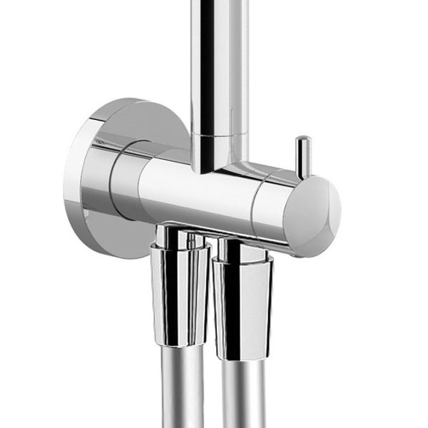AQUAS Aquamax Pro with Column Manual 9.5kw Full Chrome Electric Shower - Image 6