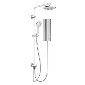 AQUAS Aquamax Pro with Column Manual 9.5kw Full Chrome Electric Shower