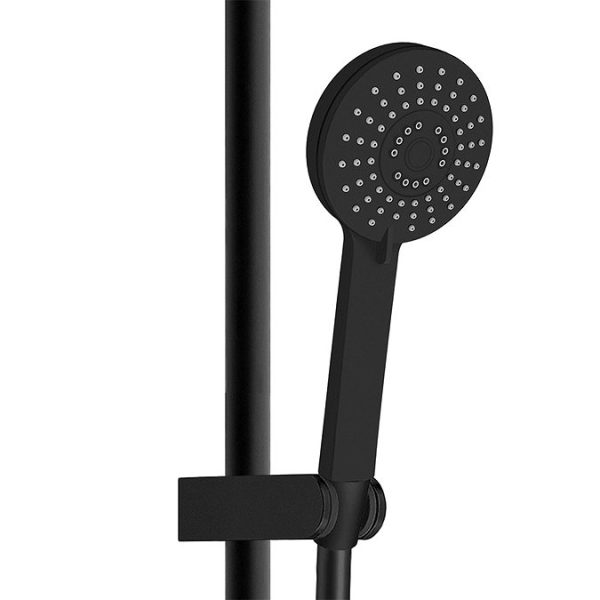 AQUAS Aquamax Pro with Column Manual 9.5kw Matt Black Electric Shower - Image 4