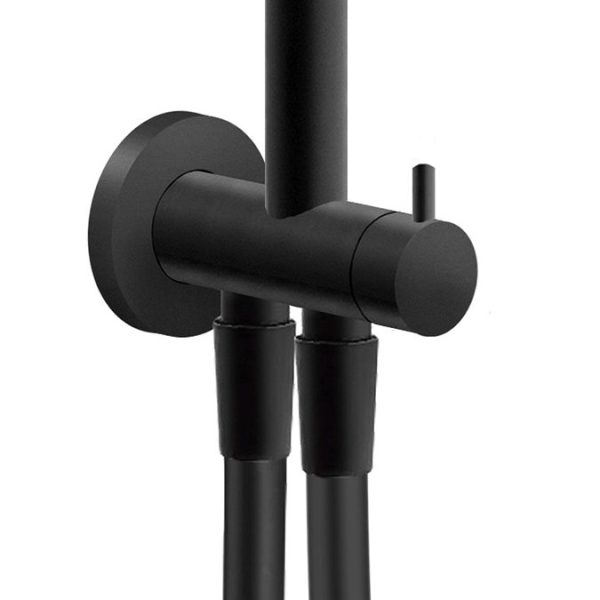 AQUAS Aquamax Pro with Column Manual 9.5kw Matt Black Electric Shower - Image 6
