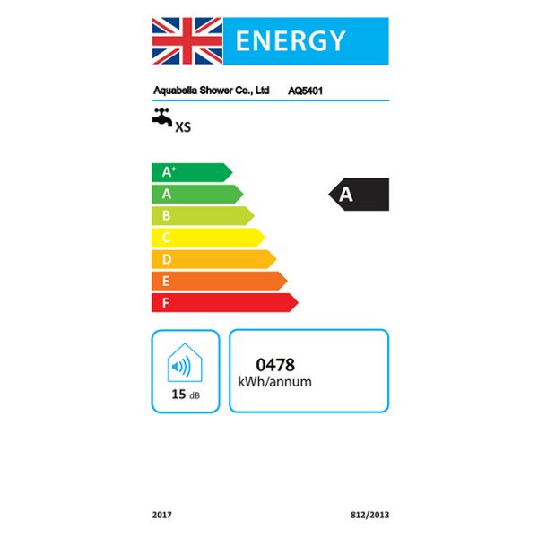 AQUAS Aquamax Pro with Column Manual 9.5kw Matt Black Electric Shower - Image 2