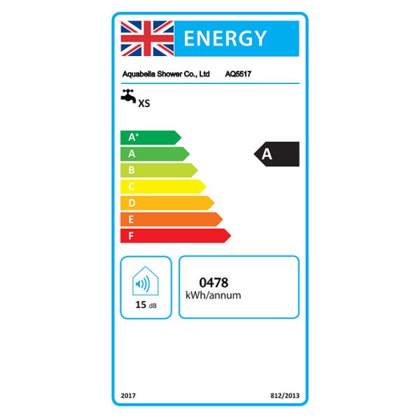 AQUAS AquaMax Flex Manual Smart 9.5KW Gunmetal Grey Electric Shower - Image 6