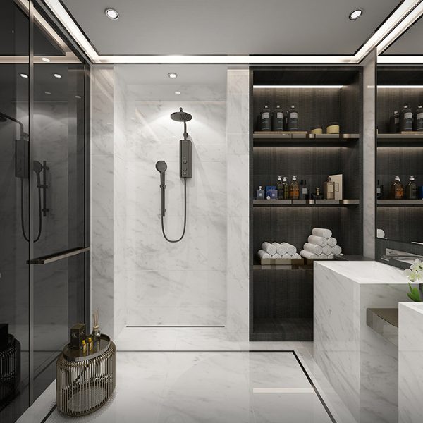 AQUAS AquaMax Flex Manual Smart 9.5KW Gunmetal Grey Electric Shower - Image 2