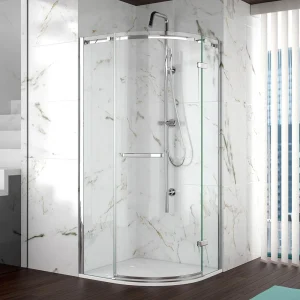 Merlyn 8 Series 1000 x 1000mm Frameless 1 Door Quadrant Enclosure