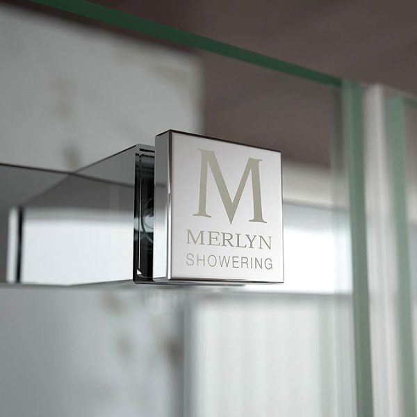 Merlyn 8 Series 1200 x 800mm Frameless 1 Door Offset Quadrant Enclosure - Image 3