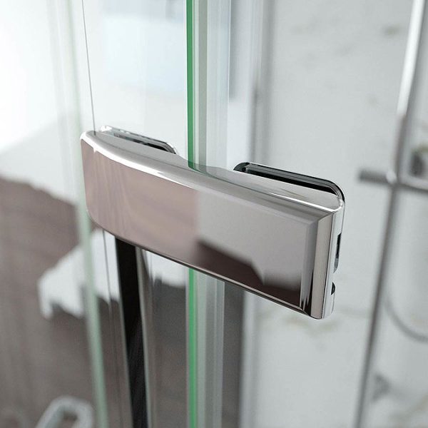 Merlyn 8 Series 1200 x 800mm Frameless 1 Door Offset Quadrant Enclosure - Image 4
