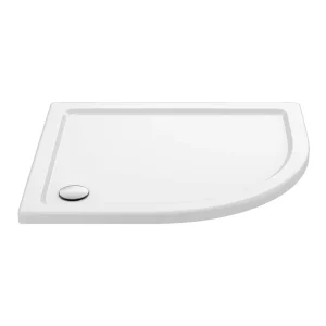 Aurora 1000 x 800mm RH Anti Slip Offset Quadrant Shower Tray