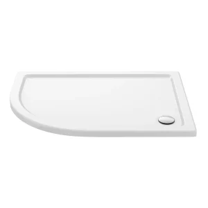 Aurora 1200 x 800mm LH Anti Slip Offset Quadrant Shower Tray
