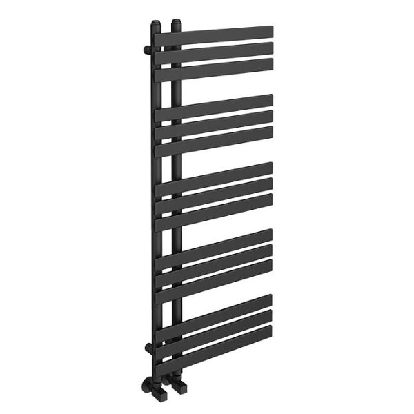 Arezzo Anthracite 1200 x 500mm 15 Bars Designer Heated Towel Rail - Image 3