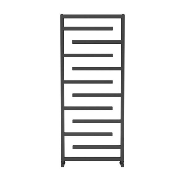 Arezzo Anthracite 1380 x 600mm Designer Towel Rail - Image 4