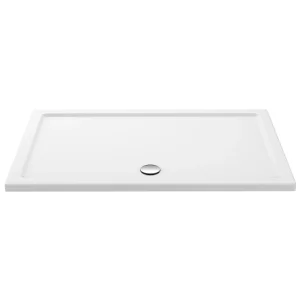 Aurora 1400 x 800mm Anti Slip Stone Rectangular Shower Tray