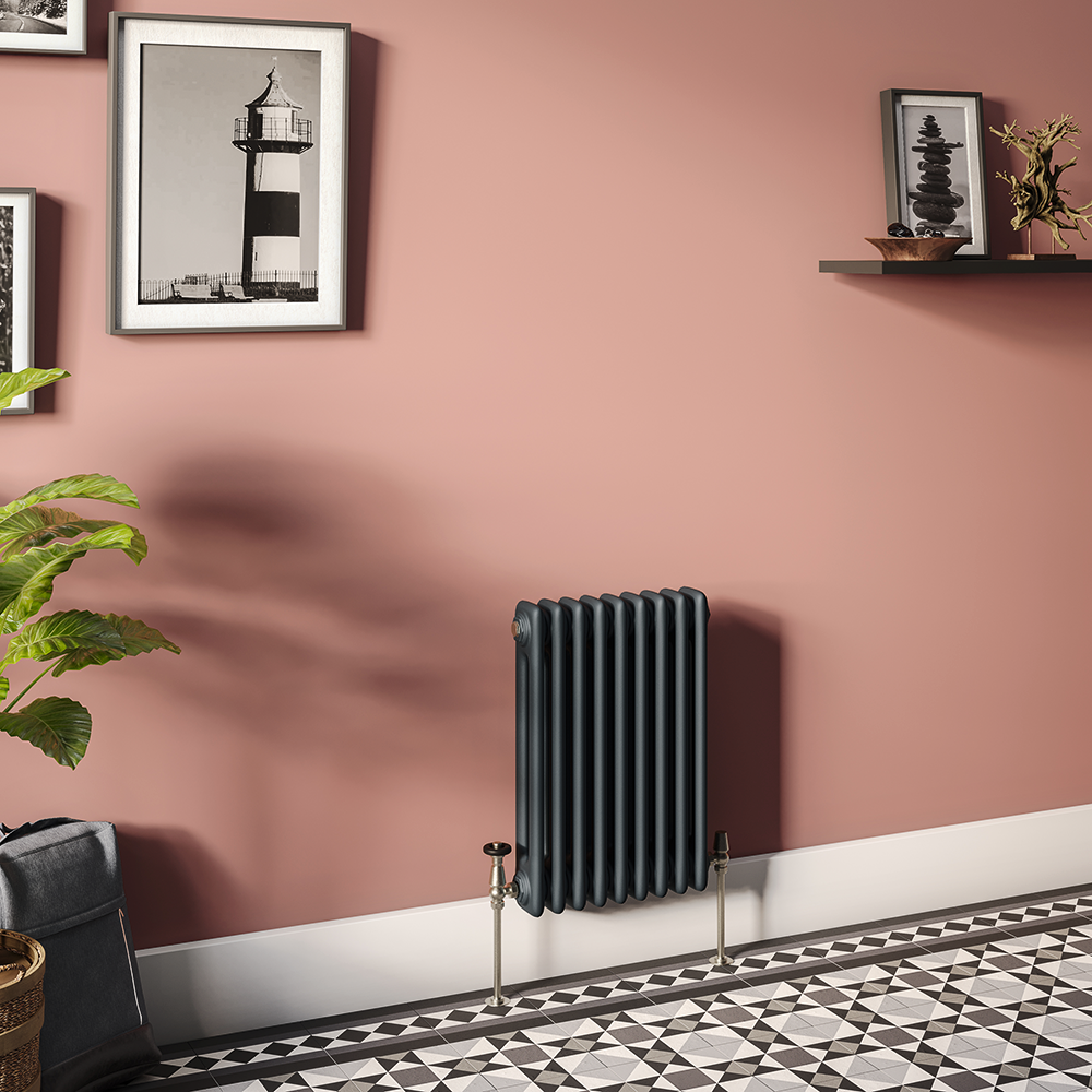 Keswick 600 x 425mm Radiator Anthracite 2 Column