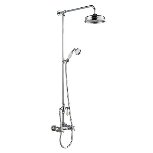 Hudson Reed Traditional Thermostatic Shower Valve & Rigid Riser Kit - Image 3