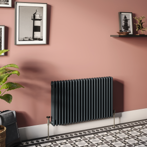 Keswick 600 x 1010mm Cast Iron Style Traditional 3 Column Anthracite Radiator