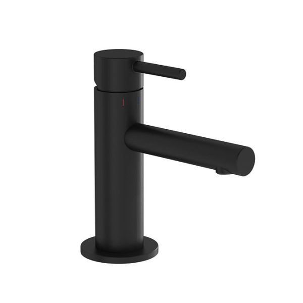 VitrA Compact Mono Basin Mixer Tap Matt Black - Image 3